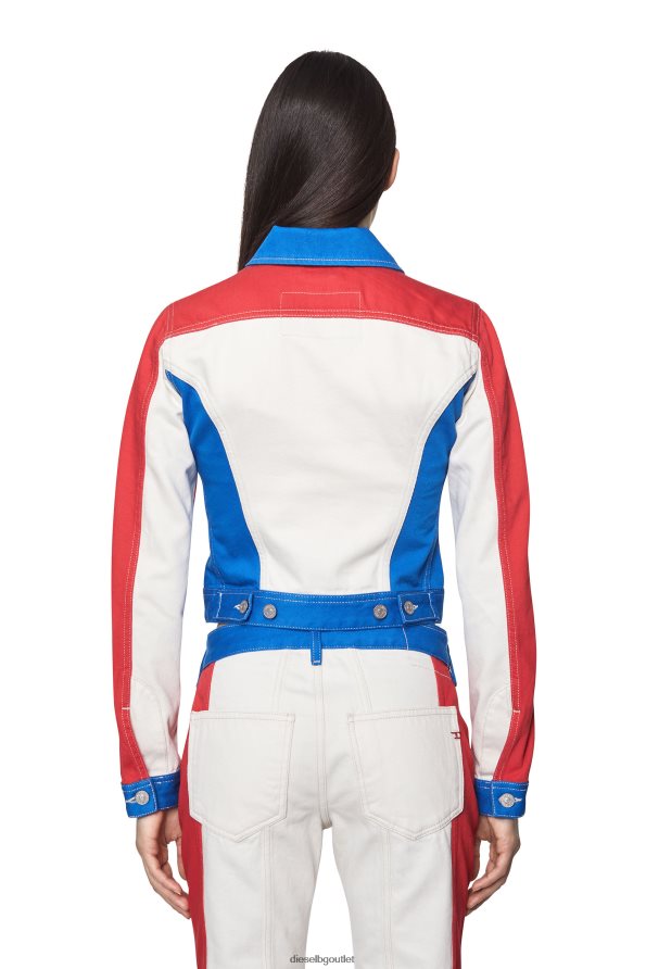 Diesel де-тънък Жени FTRH4D757 облекло бяло/червено