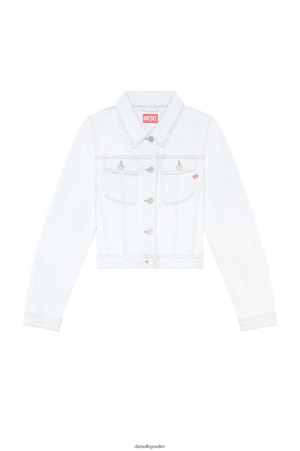 Diesel нетънко яке на шофьор на камион Жени FTRH4D773 облекло светло синьо