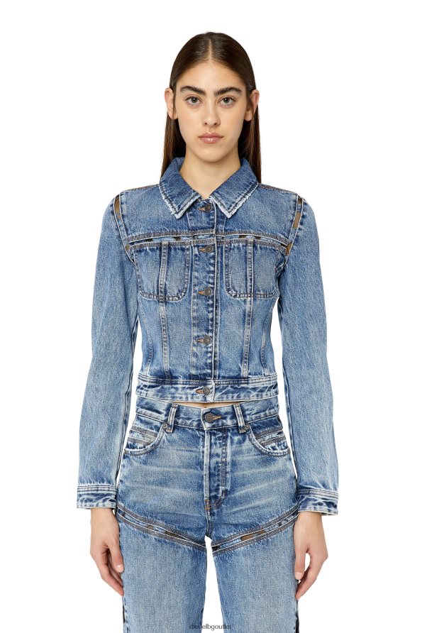 Diesel de-slimmy-fsb1 Жени FTRH4D770 облекло средно синьо