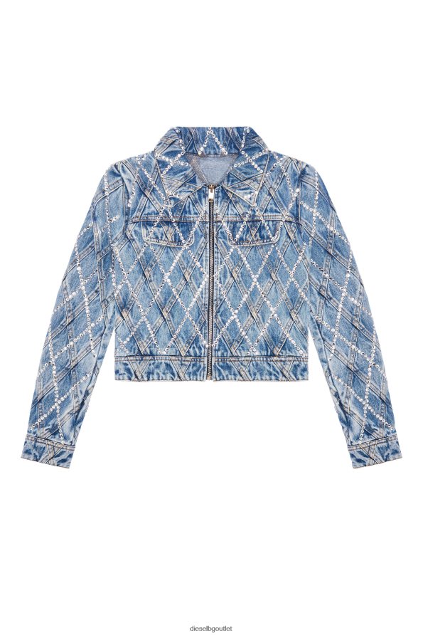 Diesel de-slimmy-zip-fs Жени FTRH4D750 облекло светло синьо