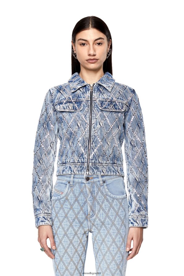 Diesel de-slimmy-zip-fs Жени FTRH4D750 облекло светло синьо