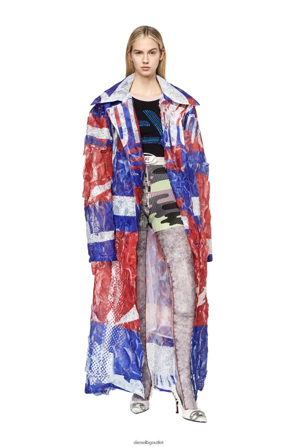 Diesel g-caris Жени FTRH4D748 облекло червено/синьо