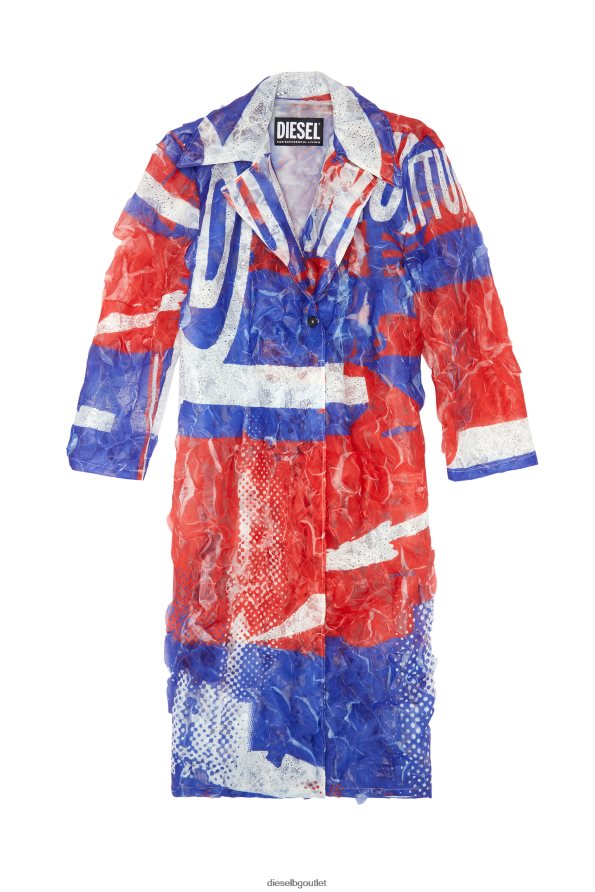Diesel g-caris Жени FTRH4D748 облекло червено/синьо
