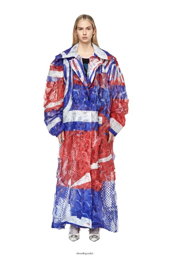 Diesel g-caris Жени FTRH4D748 облекло червено/синьо