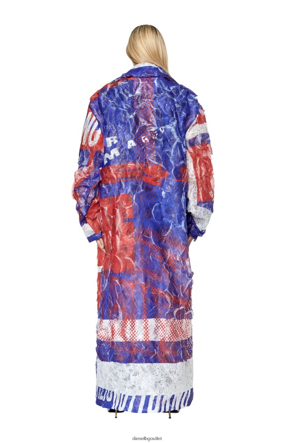 Diesel g-caris Жени FTRH4D748 облекло червено/синьо