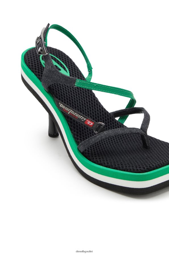 Diesel d-haway sdl Жени FTRH4D1108 обувки черно/зелено
