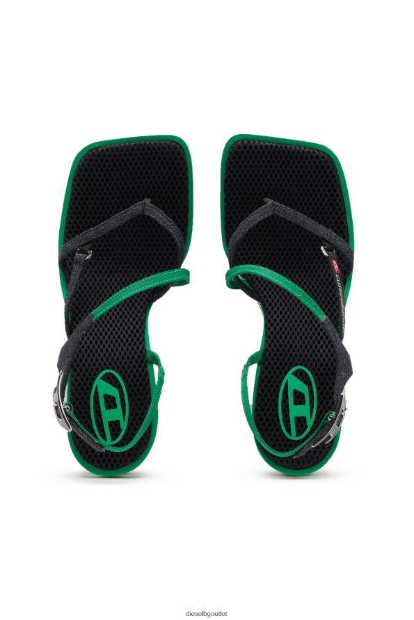 Diesel d-haway sdl Жени FTRH4D1108 обувки черно/зелено