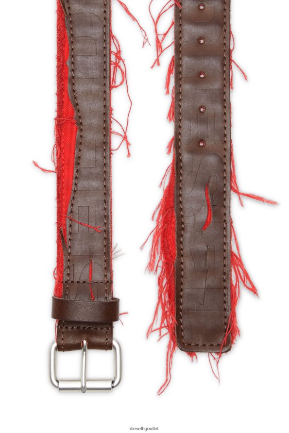 Diesel b-разкъсан мъже FTRH4D560 аксесоар кафяво