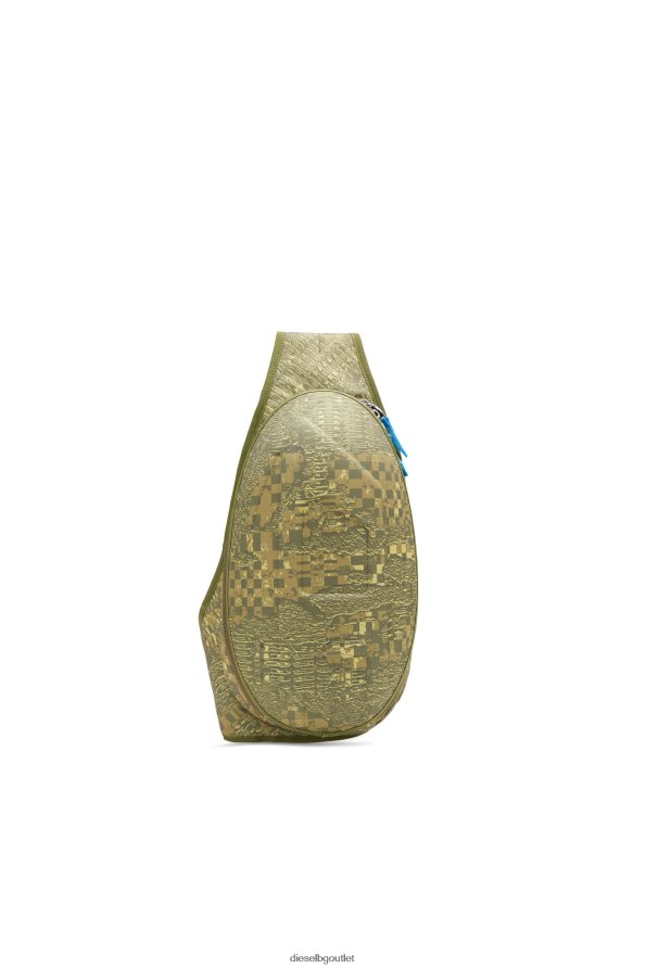 Diesel Чанта за прашка 1dr-pod мъже FTRH4D495 аксесоар военно зелено