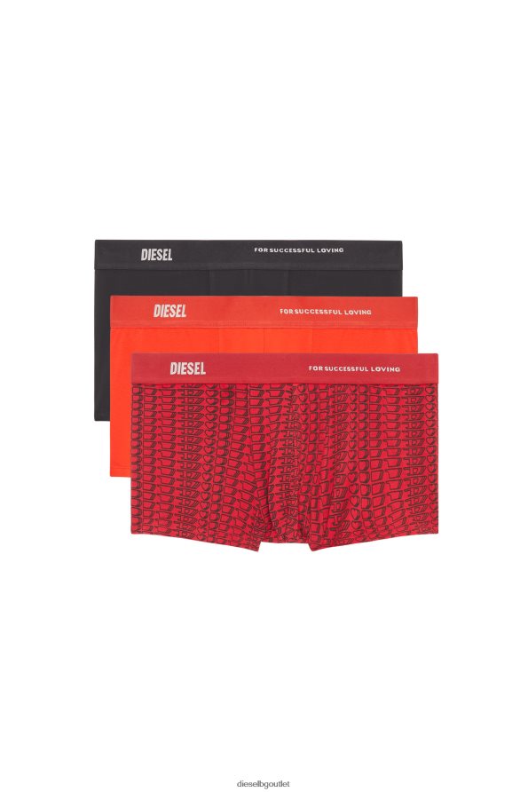 Diesel umbx-damientthreepack мъже FTRH4D453 облекло черно/червено