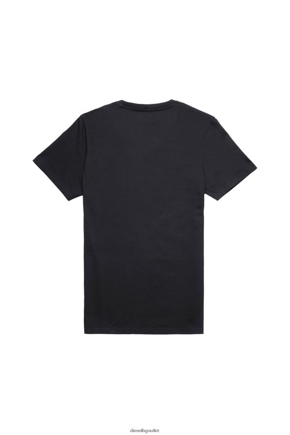 Diesel umtee-michael-tube-twopack мъже FTRH4D440 облекло черен