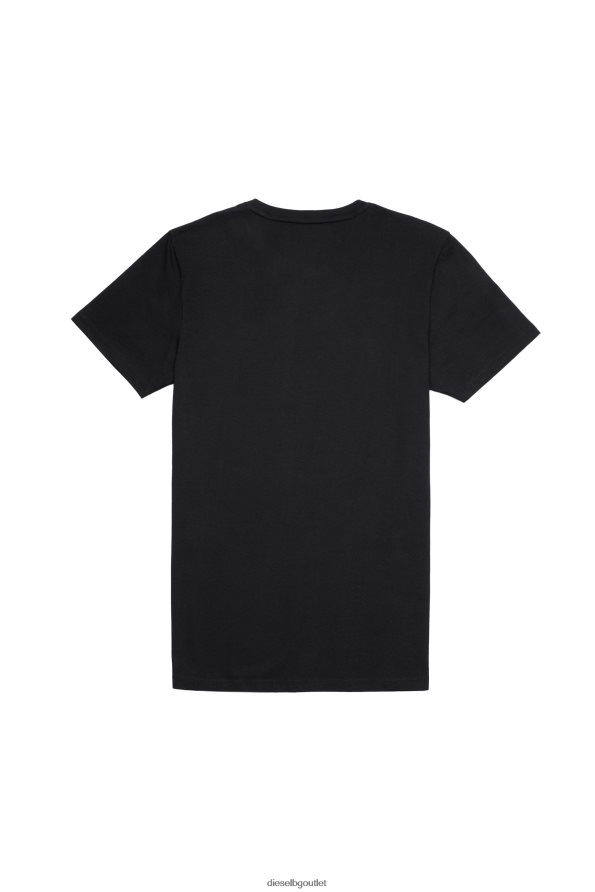 Diesel umtee-michael-tube-twopack мъже FTRH4D442 облекло черен