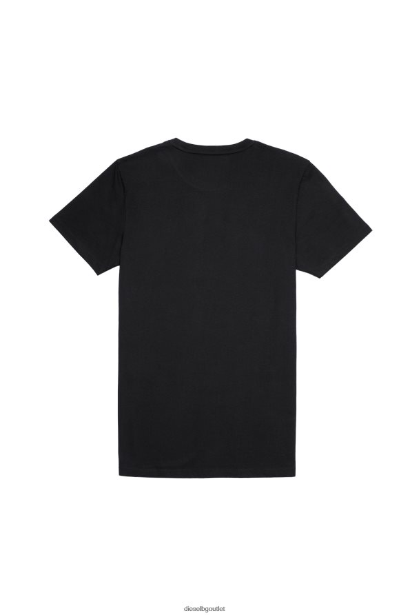 Diesel umtee-randal-tube-twopack мъже FTRH4D443 облекло черен