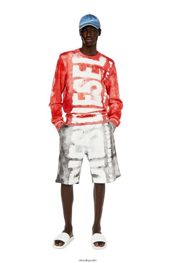 Diesel п-блатисто мъже FTRH4D348 облекло сиво