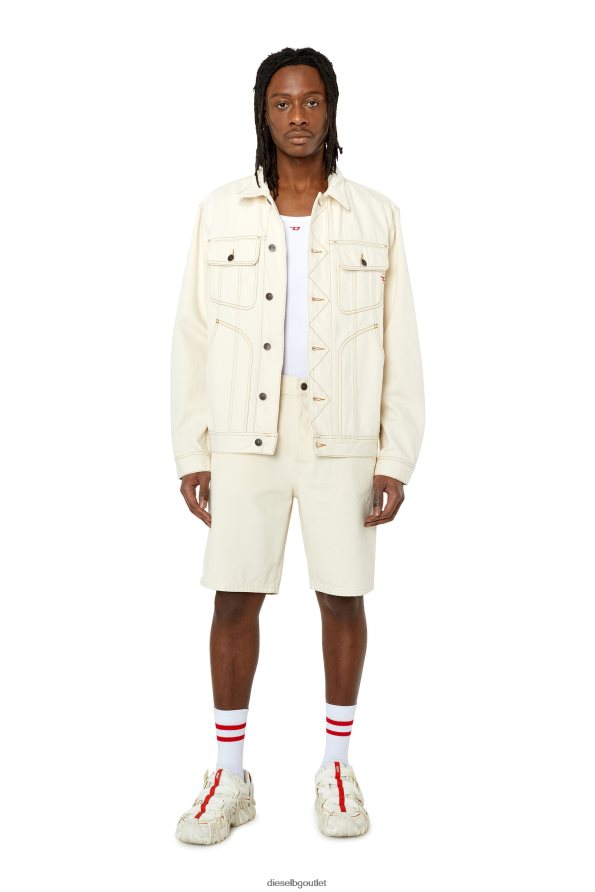 Diesel редовно-късо мъже FTRH4D371 облекло бяло