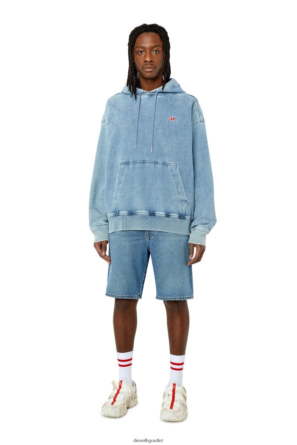 Diesel редовно-късо мъже FTRH4D372 облекло светло синьо