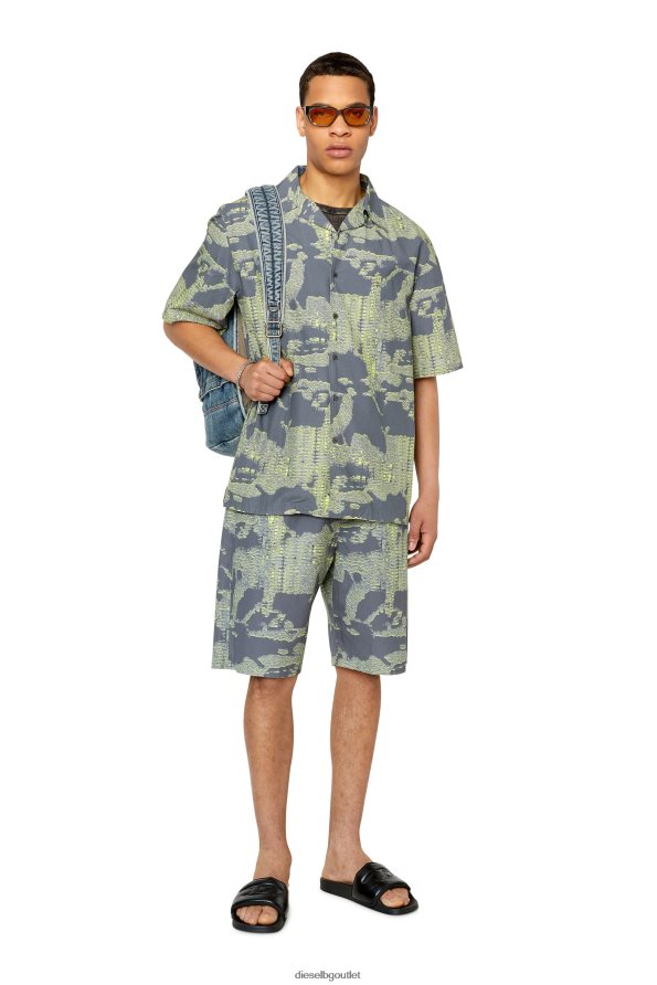 Diesel р-ферг мъже FTRH4D397 облекло зелено/сиво