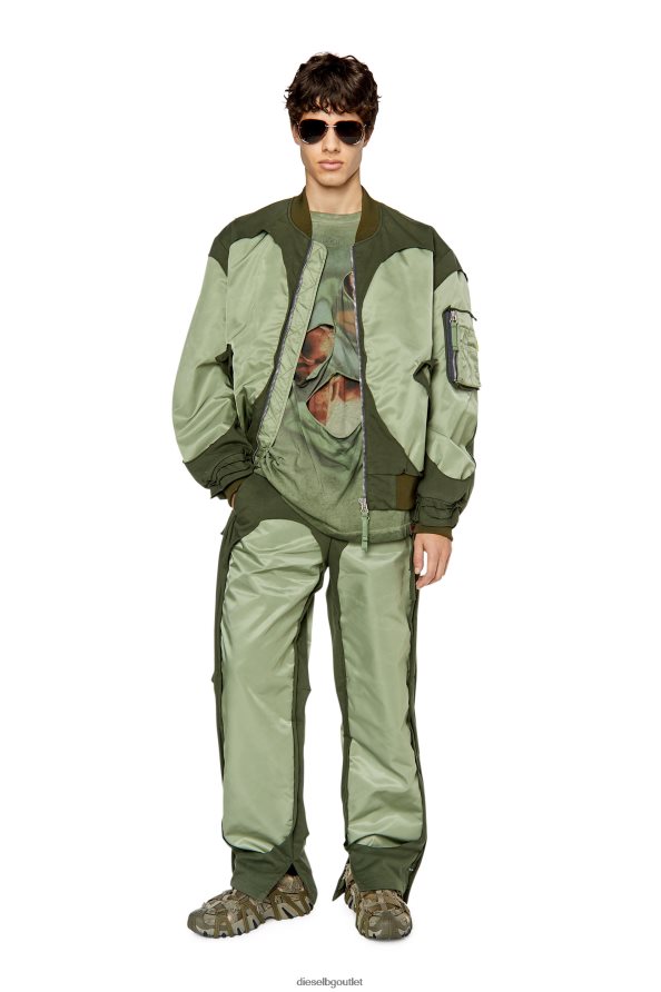 Diesel п-кръстосан мъже FTRH4D420 облекло зелено