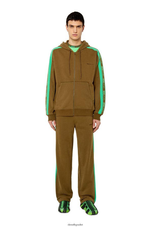 Diesel amsb-jager-ht33 мъже FTRH4D392 облекло военно зелено