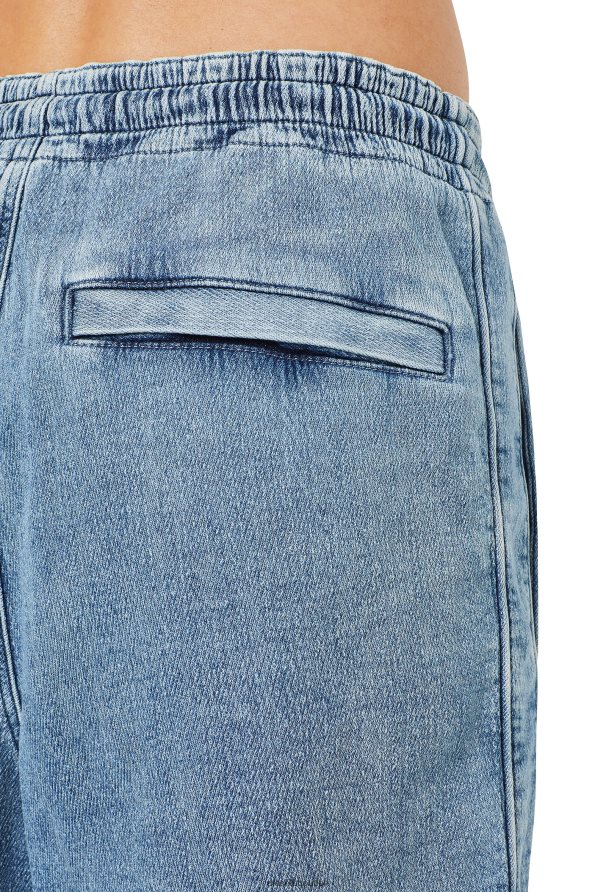 Diesel d-boxy шорти от деним мъже FTRH4D391 облекло светло синьо