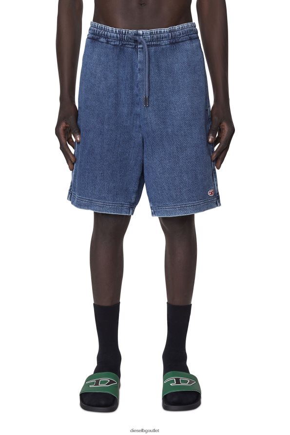 Diesel d-boxy шорти от деним мъже FTRH4D402 облекло средно синьо