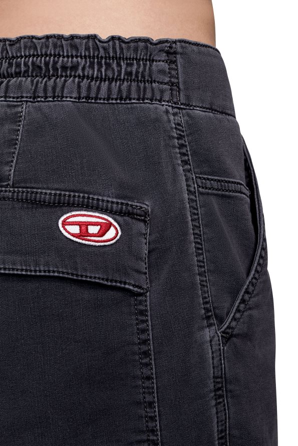 Diesel карго панталони d-krooley joggjeans мъже FTRH4D403 облекло черно/тъмно сиво