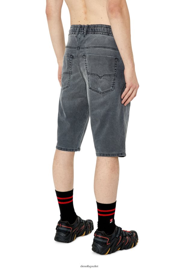 Diesel d-krooshort-z joggjeans мъже FTRH4D373 облекло черен