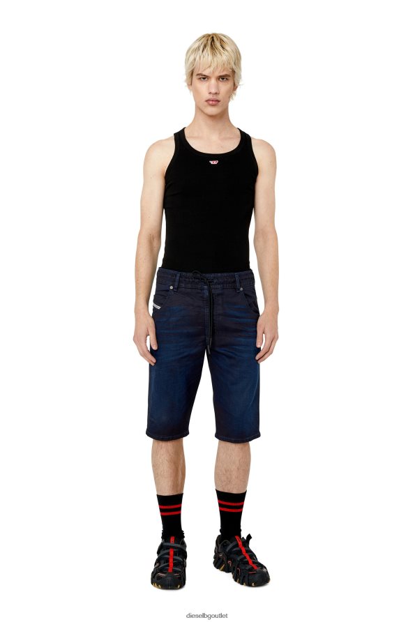 Diesel d-krooshort-z joggjeans мъже FTRH4D393 облекло тъмно синьо