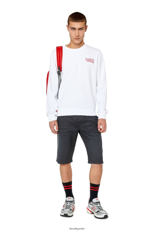 Diesel d-krooshort-z joggjeans мъже FTRH4D394 облекло черно/тъмно сиво