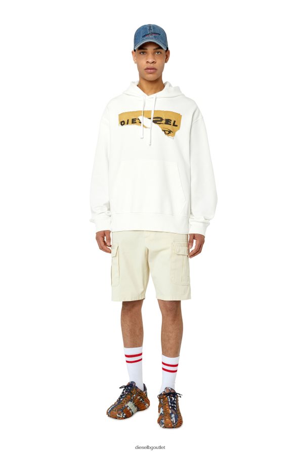 Diesel p-argy-къс мъже FTRH4D416 облекло бяло