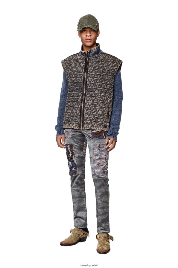 Diesel p-jose-cmf мъже FTRH4D365 облекло сиво/кафяво