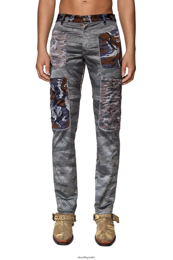 Diesel p-jose-cmf мъже FTRH4D365 облекло сиво/кафяво