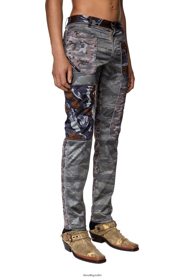 Diesel p-jose-cmf мъже FTRH4D365 облекло сиво/кафяво