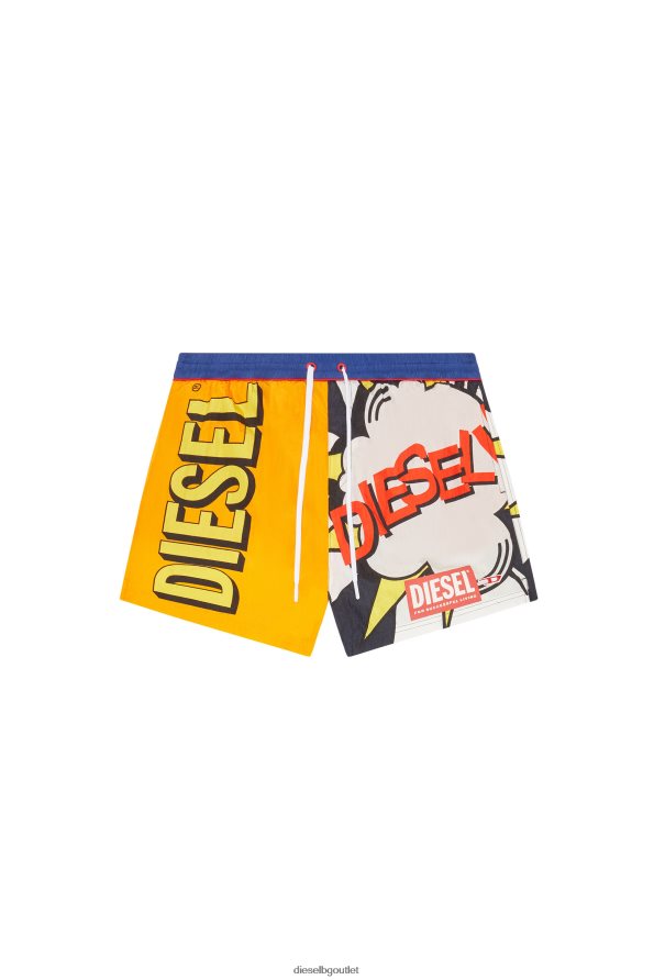 Diesel bmbx-нико мъже FTRH4D476 облекло синьо/жълто