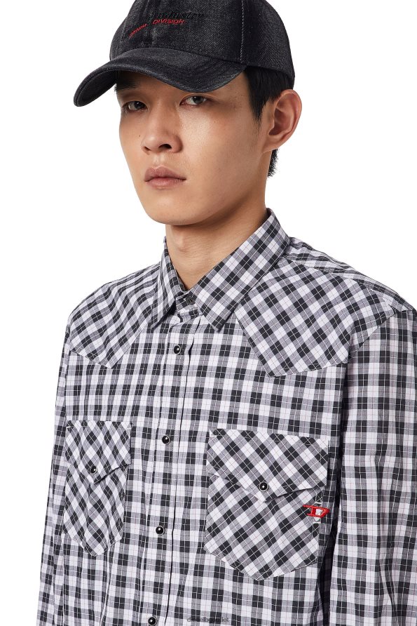 Diesel с-изток-дълъг-кл мъже FTRH4D319 облекло Черно бяла