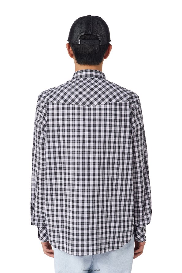 Diesel с-изток-дълъг-кл мъже FTRH4D319 облекло Черно бяла