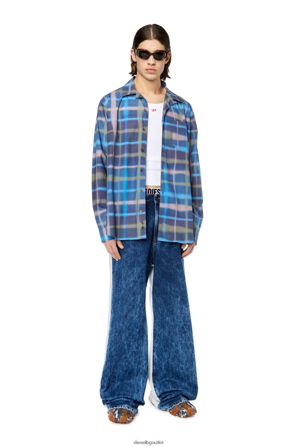 Diesel с-дараа мъже FTRH4D326 облекло зелено/синьо