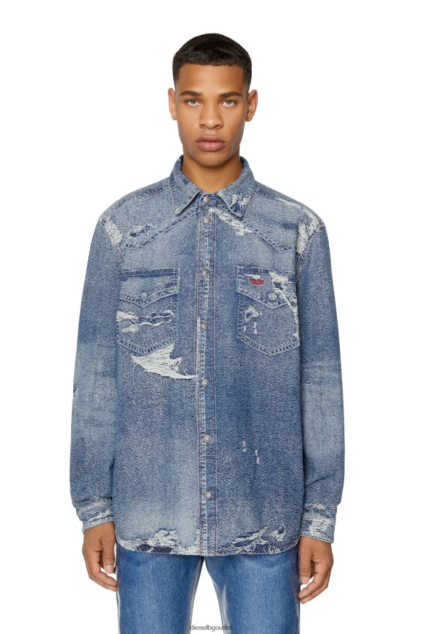 Diesel г-просто-над мъже FTRH4D328 облекло светло синьо