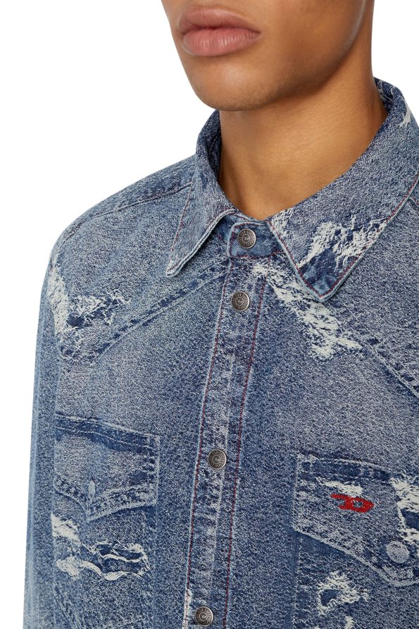 Diesel г-просто-над мъже FTRH4D328 облекло светло синьо