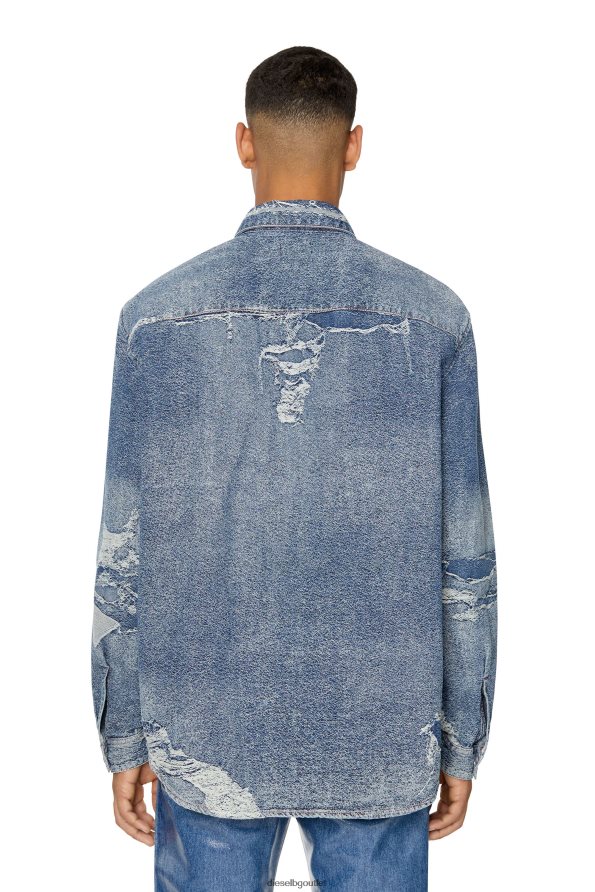 Diesel г-просто-над мъже FTRH4D328 облекло светло синьо