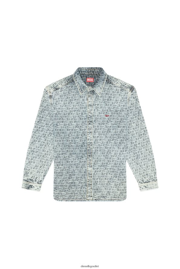 Diesel d-просто-над-сп мъже FTRH4D323 облекло светло синьо