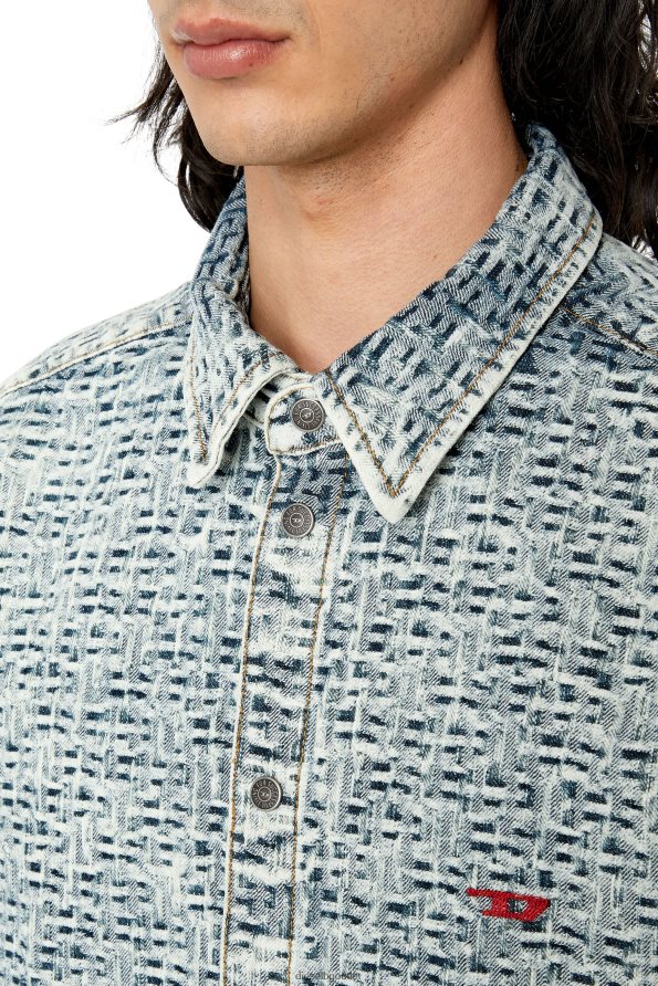 Diesel d-просто-над-сп мъже FTRH4D323 облекло светло синьо