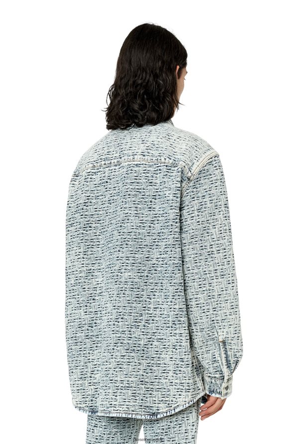 Diesel d-просто-над-сп мъже FTRH4D323 облекло светло синьо