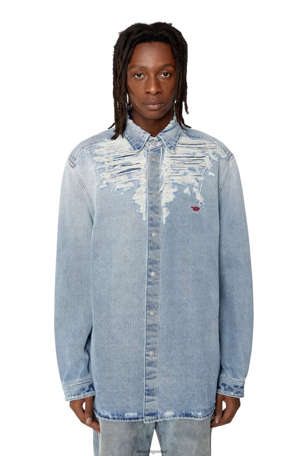 Diesel d-просто-над-fsb мъже FTRH4D334 облекло светло синьо