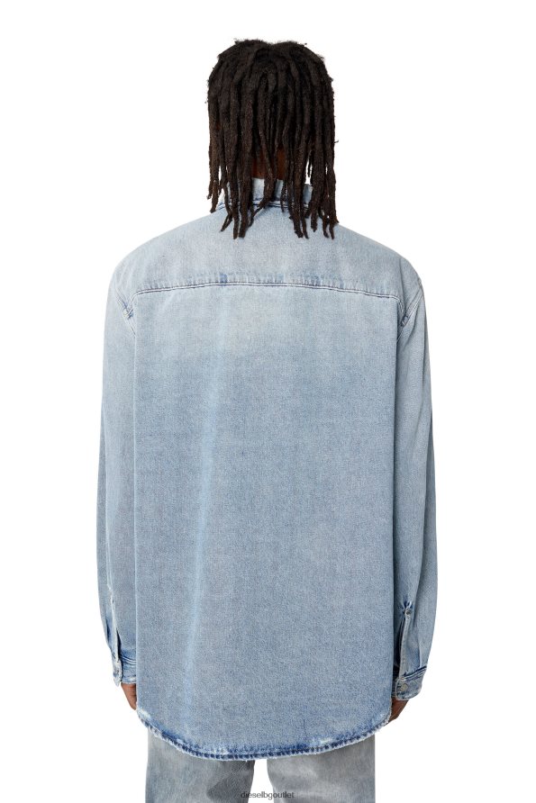 Diesel d-просто-над-fsb мъже FTRH4D334 облекло светло синьо