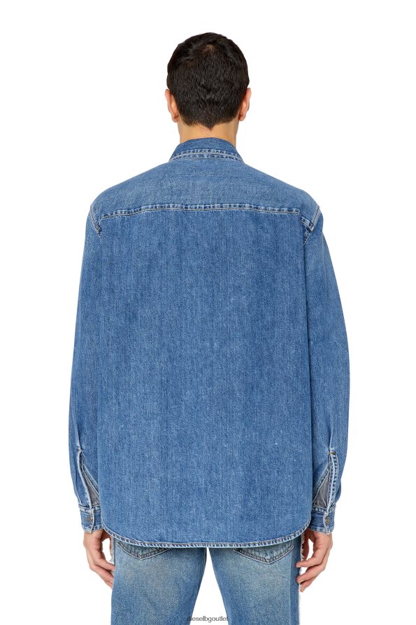 Diesel d-просто-rs мъже FTRH4D312 облекло средно синьо