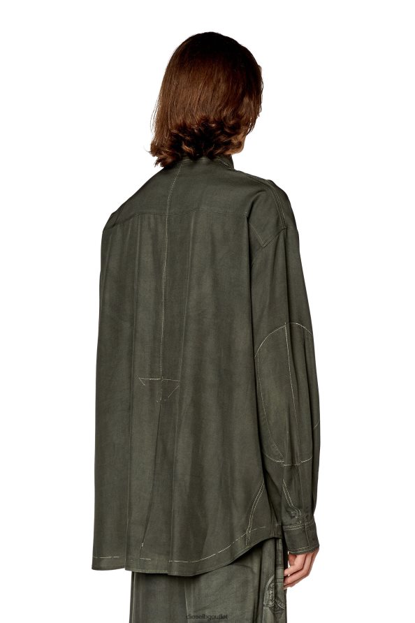 Diesel s-роса мъже FTRH4D303 облекло военно зелено