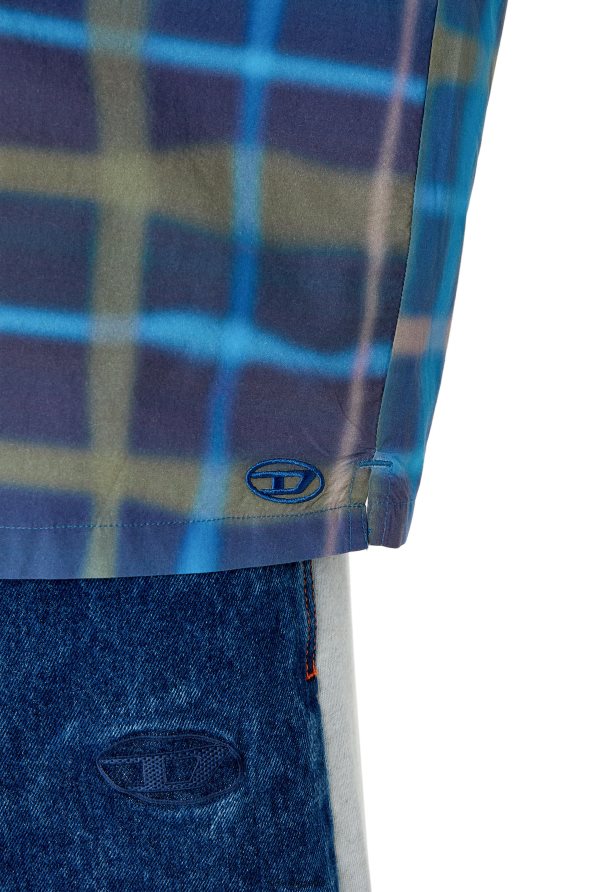 Diesel s-frank-проверка мъже FTRH4D309 облекло зелено/синьо