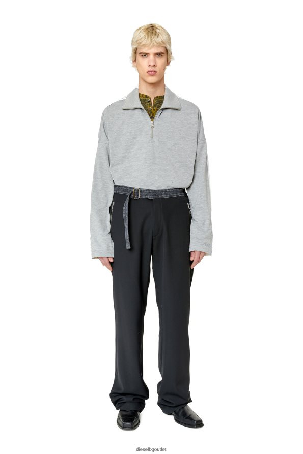 Diesel s-gander-a мъже FTRH4D317 облекло светло сив