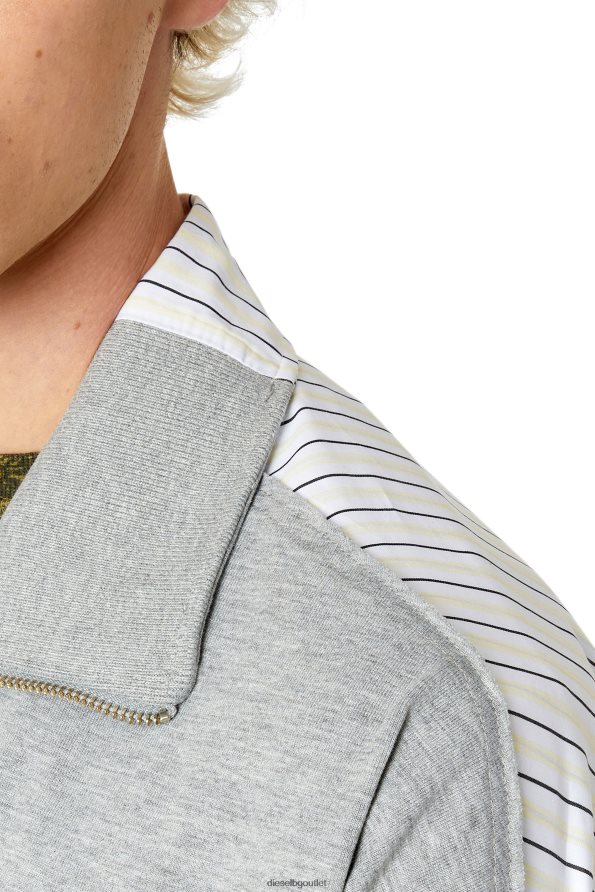 Diesel s-gander-a мъже FTRH4D317 облекло светло сив